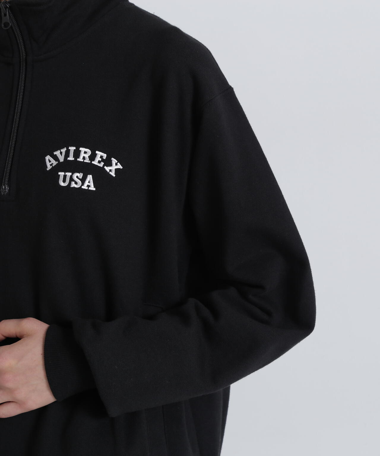 WEB&DEPOT限定》ASTAR HALFZIP SWEAT / Aスター ハーフジップ
