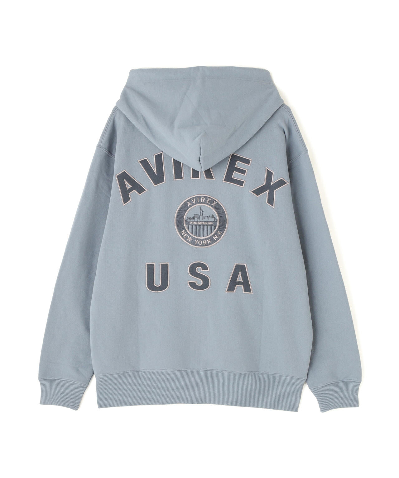 VARSITY LOGO ZIP SWEAT PARKA NYC / ジップ スウェット