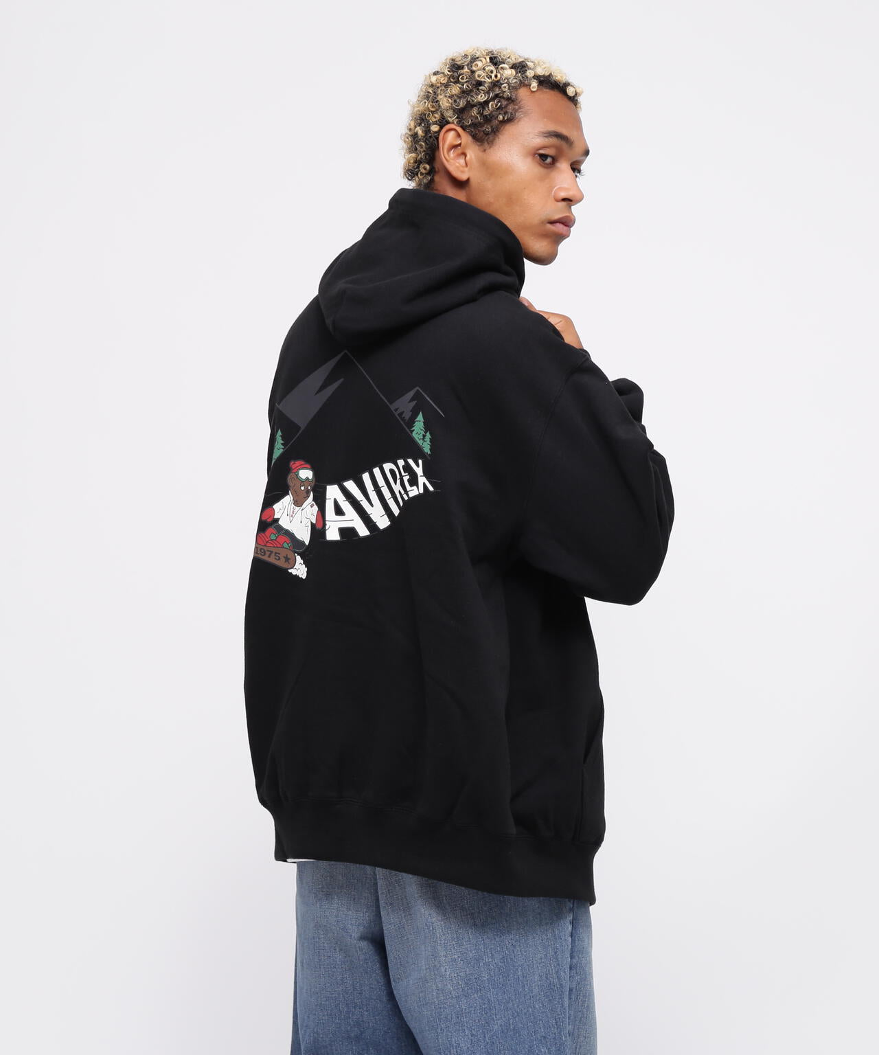 WEB限定》BEAR SNOW BOARD HOODIE / ベア スノーボード フーディー