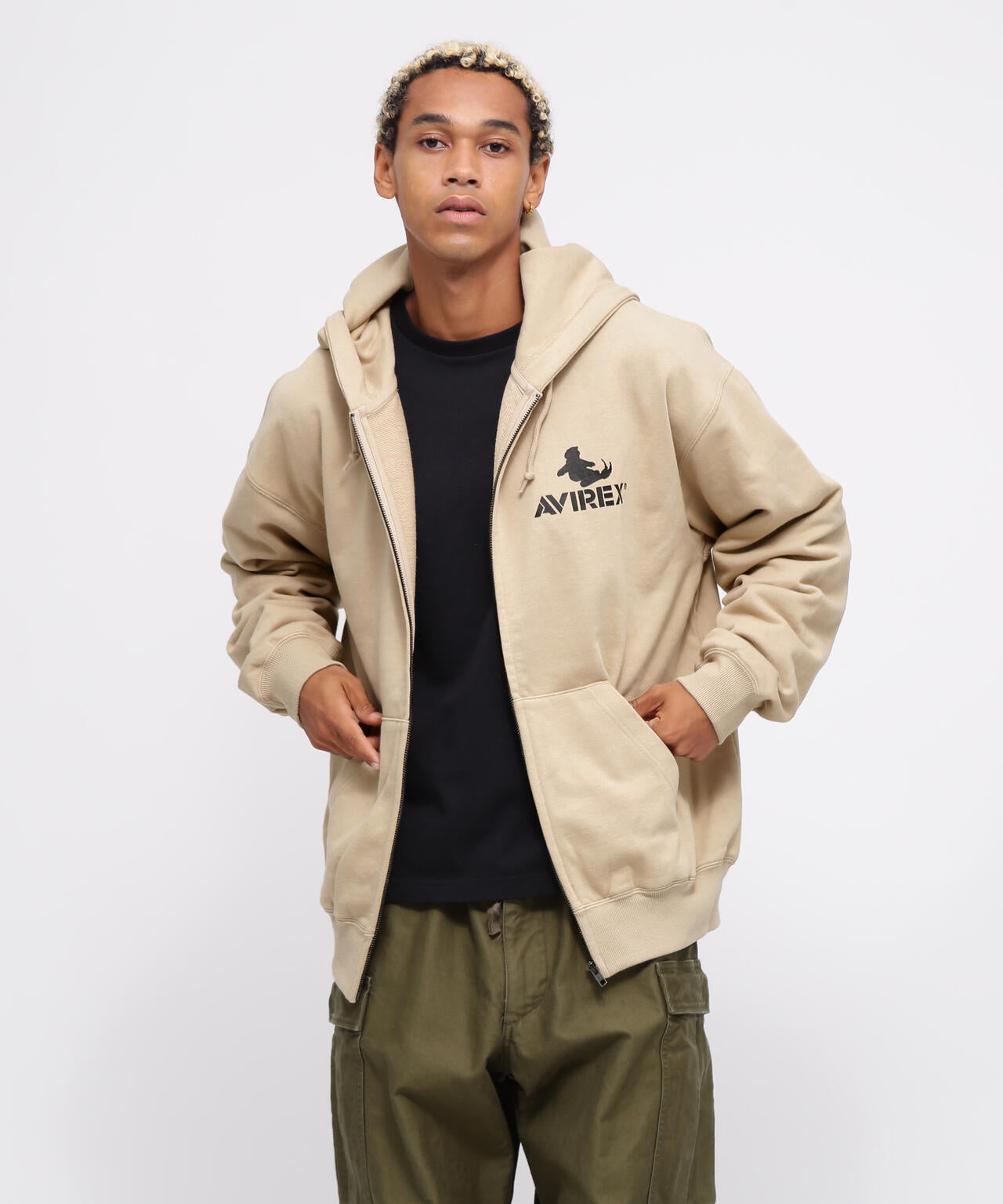 WEB限定》BEAR SNOW BOARD HOODIE / ベア スノーボード フーディー