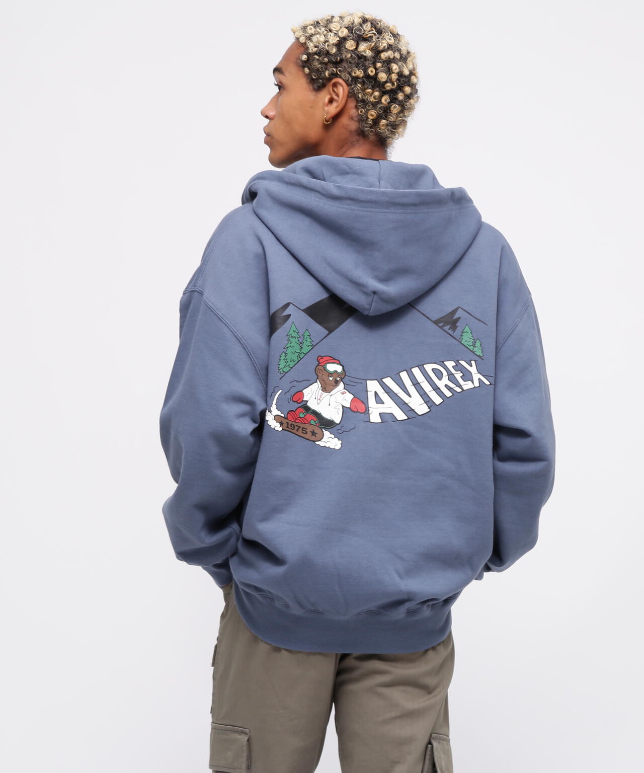 WEB限定》BEAR SNOW BOARD HOODIE / ベア スノーボード フーディー