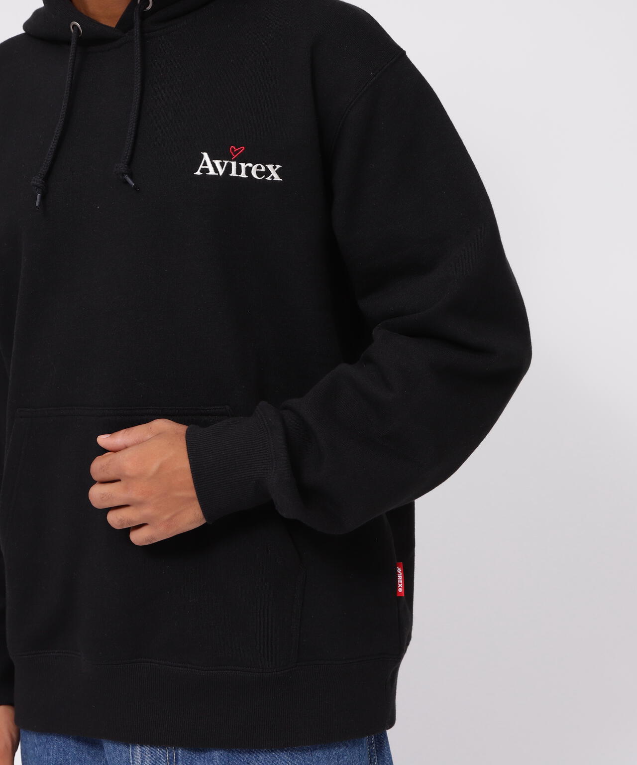 WEB&DEPOT限定》EMB LOGO & WISHES PULLOVER HOODIE | AVIREX