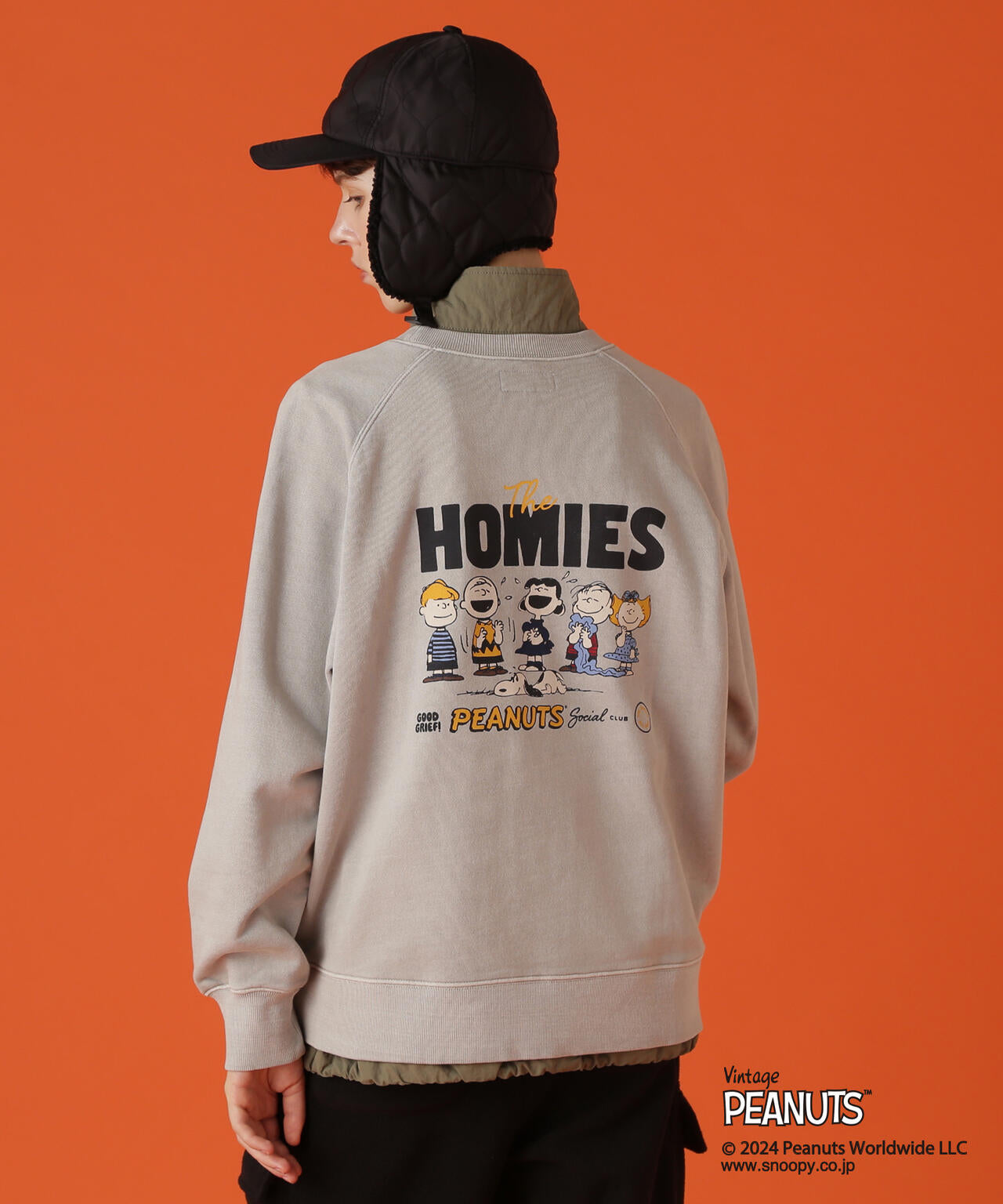 AVIREX×PEANUTS》HOMIES SWEAT/アヴィレックス×ピーナッツ ホーミーズ