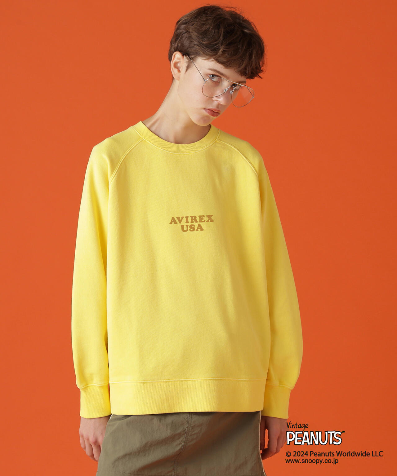 AVIREX×PEANUTS》HOMIES SWEAT/アヴィレックス×ピーナッツ ホーミーズ