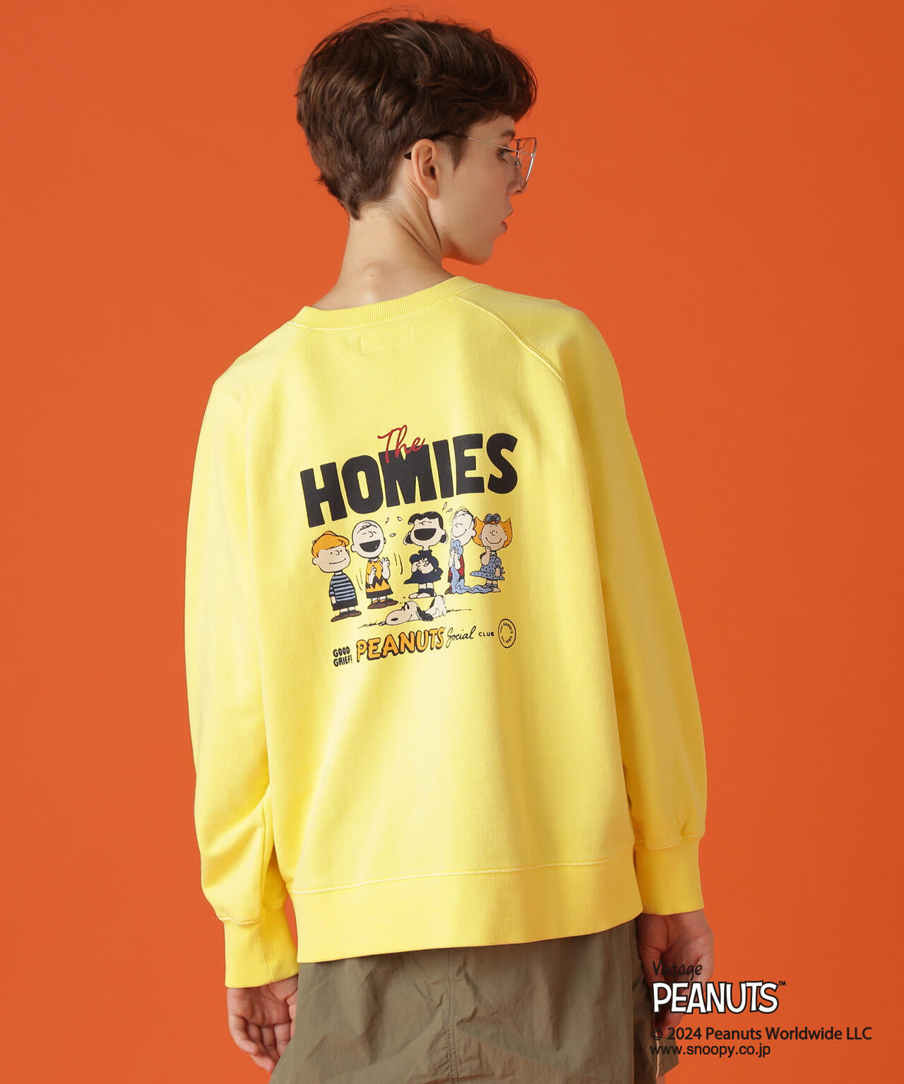 AVIREX×PEANUTS》HOMIES SWEAT/アヴィレックス×ピーナッツ ホーミーズ