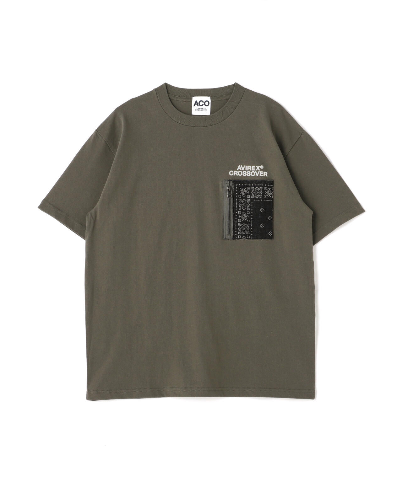 CROSSOVER》DENIM POCKET T-SHIRT / クロスオーバー デニム ポケット T