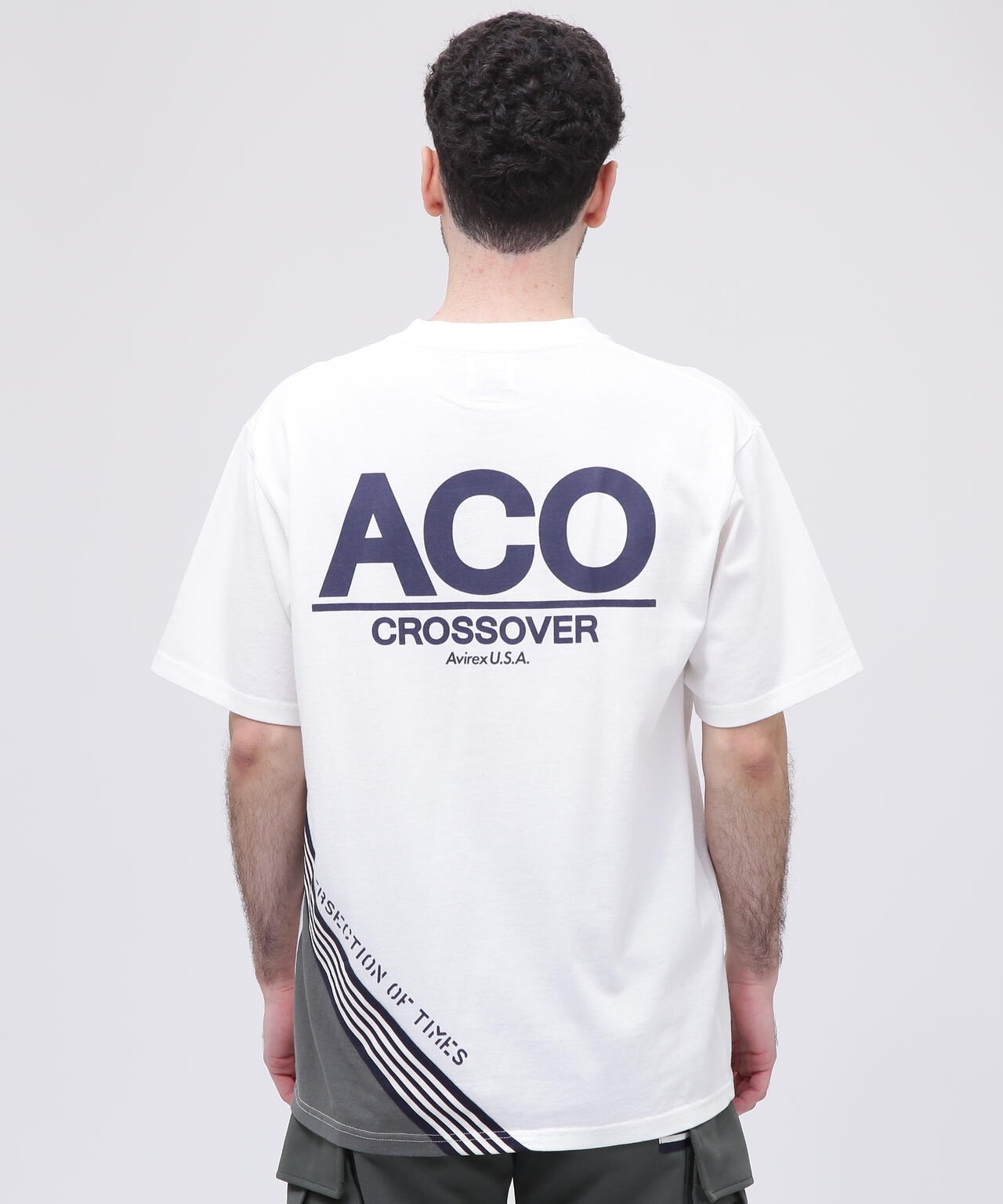 CROSSOVER》LINE T-SHIRT / クロスオーバー ライン Tシャツ / AVIREX