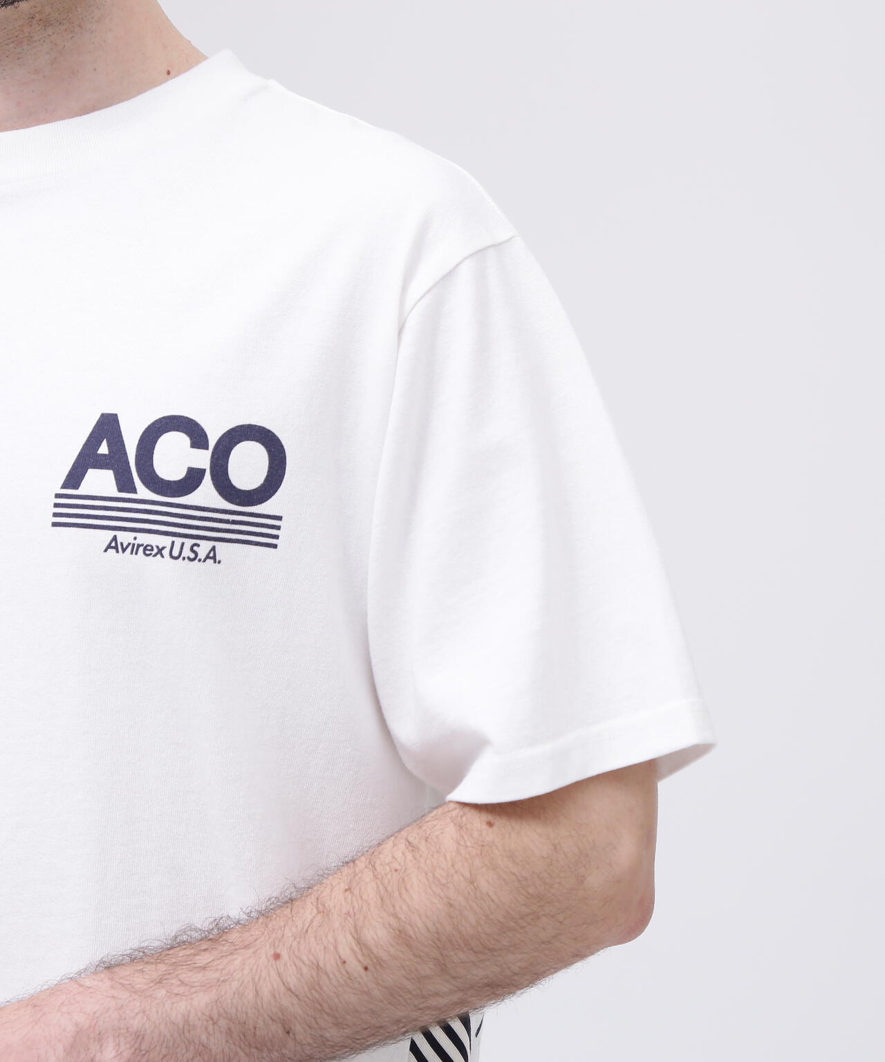 CROSSOVER》LINE T-SHIRT / クロスオーバー ライン Tシャツ / AVIREX