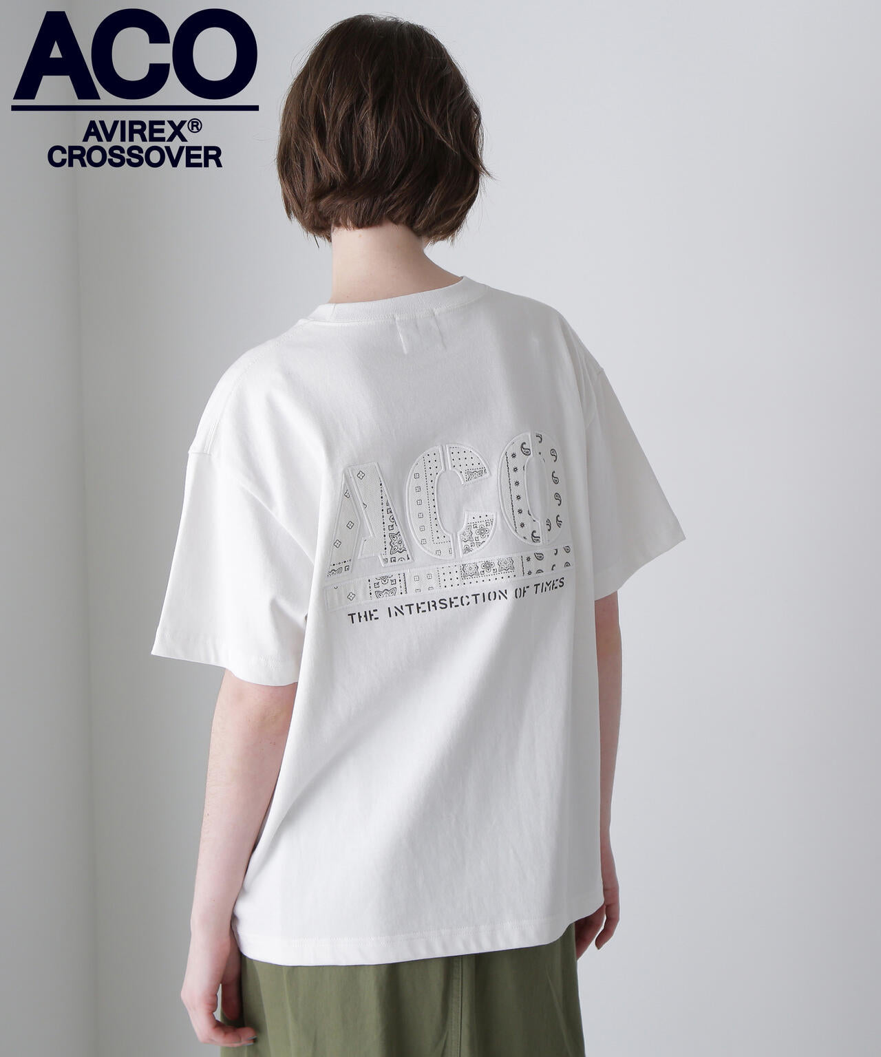 CROSSOVER》DENIM POCKET T-SHIRT / クロスオーバー デニム ポケット T