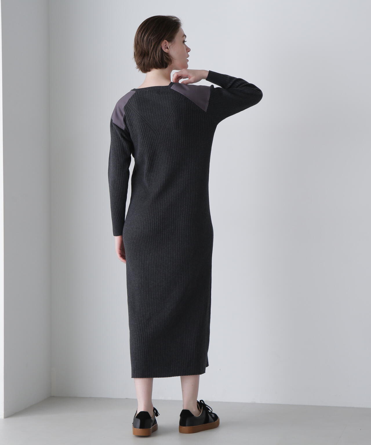 MILITARY RIB KINT ONEPIECE/ミリタリーリブニットワンピース | AVIREX