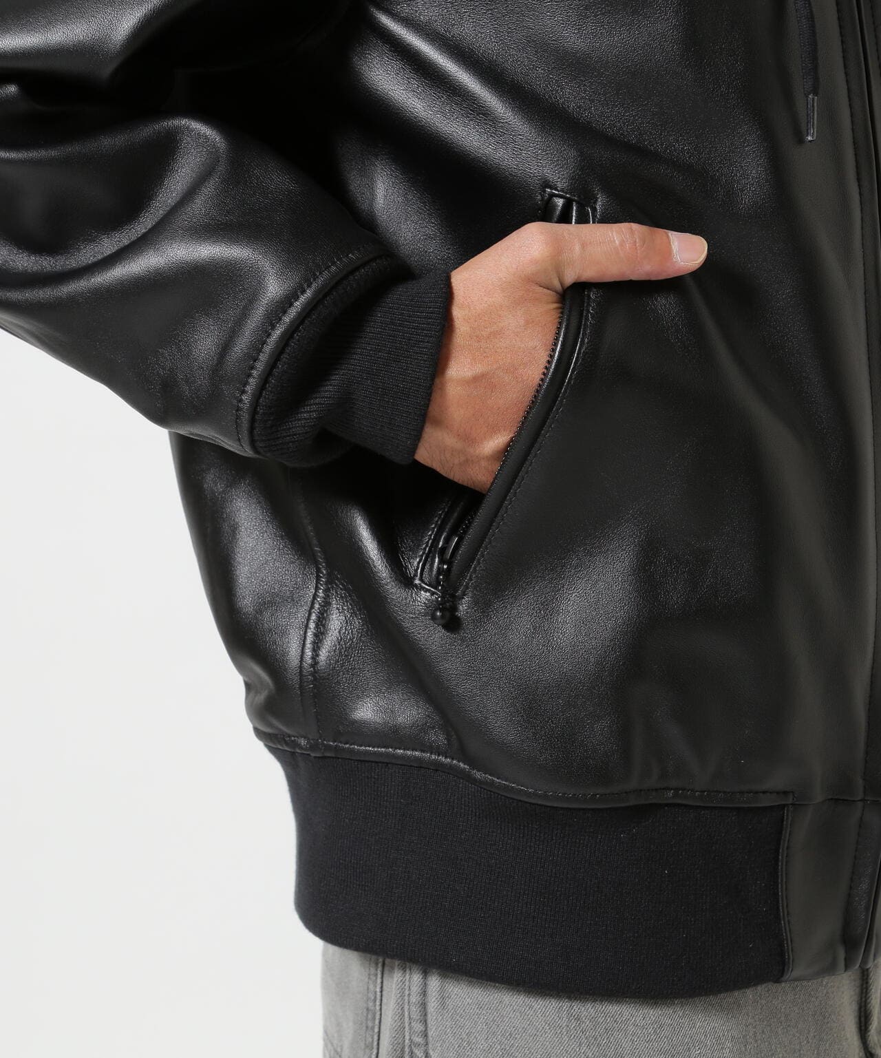 直営店別注》COMFORTABLE LEATHER PARKA Mk-2