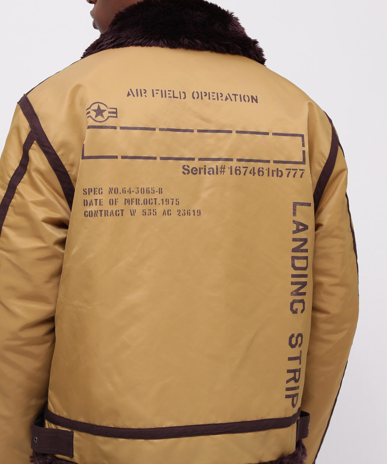 WEB&DEPOT限定》MULTI STENCIL NYLON B-3 JACKET | AVIREX