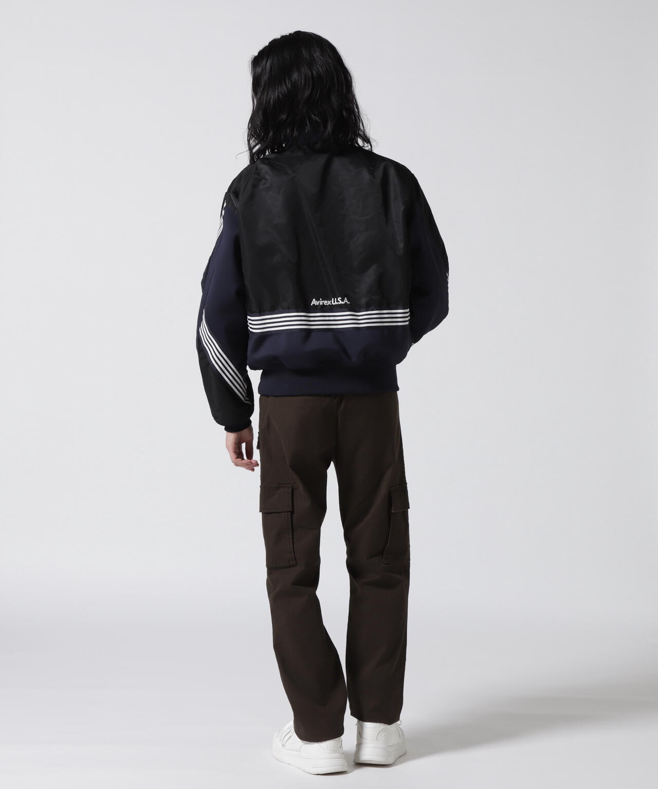 ATTACHMENT×AVIREX♦別注 3WAY リバーシブル MA-1 黒5 楽天市場】セール／50％オフAVIREX 《CROSSOVER》MA-1 JACKET