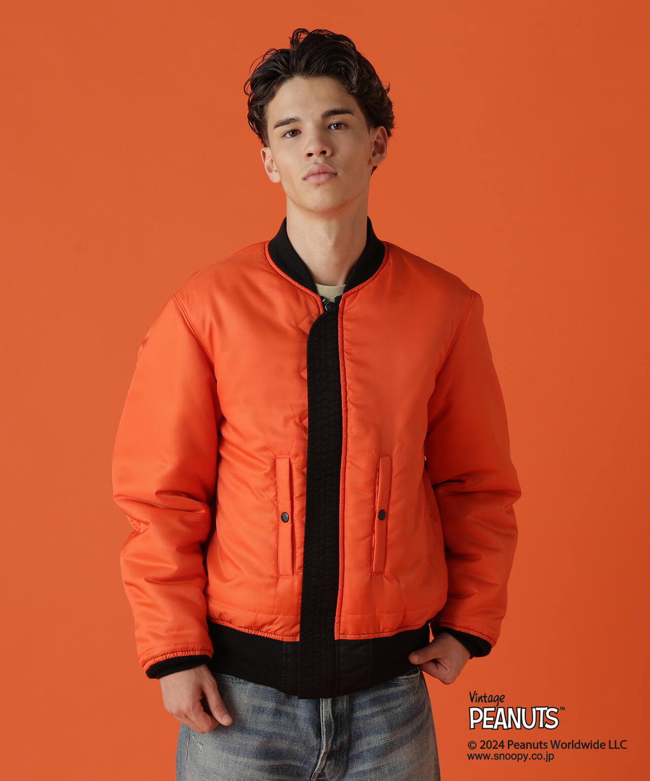 AVIREX × PEANUTS》MA-1 