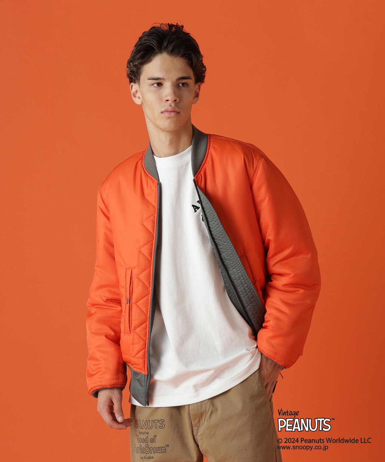 AVIREX × PEANUTS》MA-1 