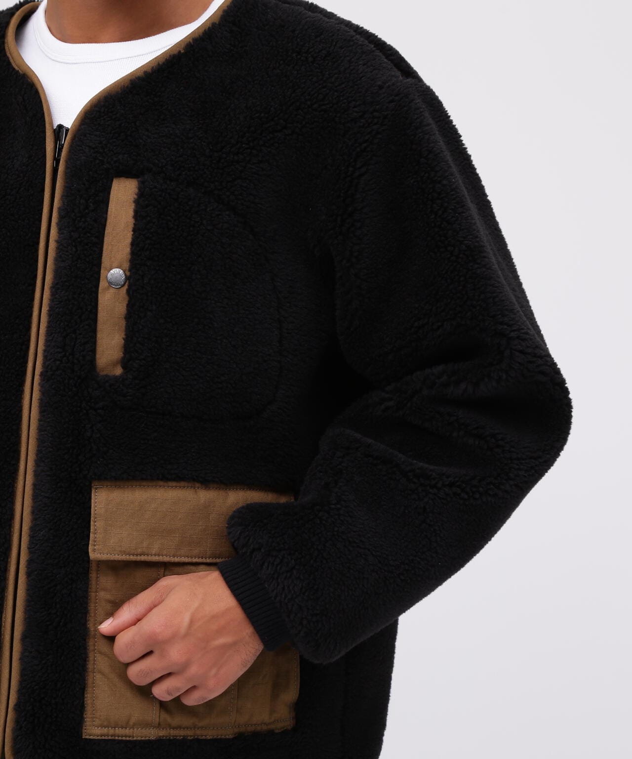 WEB&DEPOT限定》BOA CARDIGAN '24 / ボア カーディガン / AVIREX