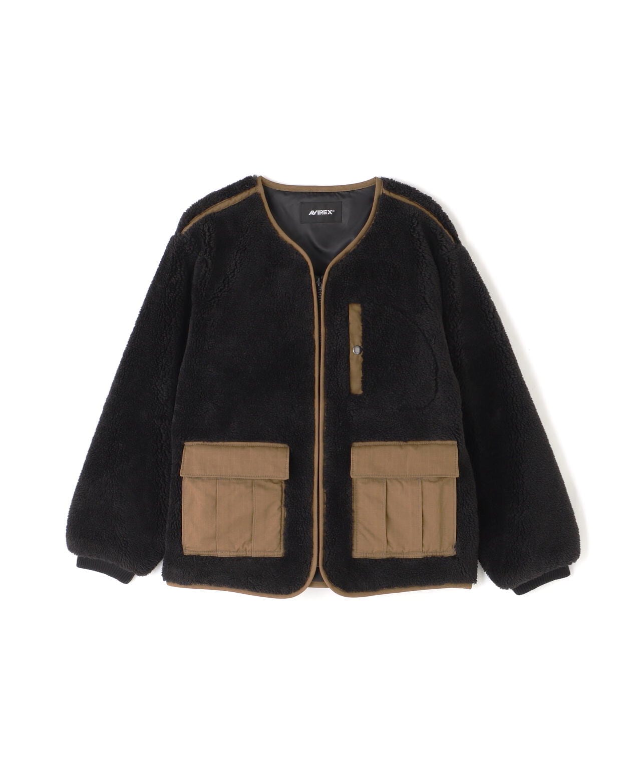 WEB&DEPOT限定》BOA CARDIGAN '24 / ボア カーディガン / AVIREX