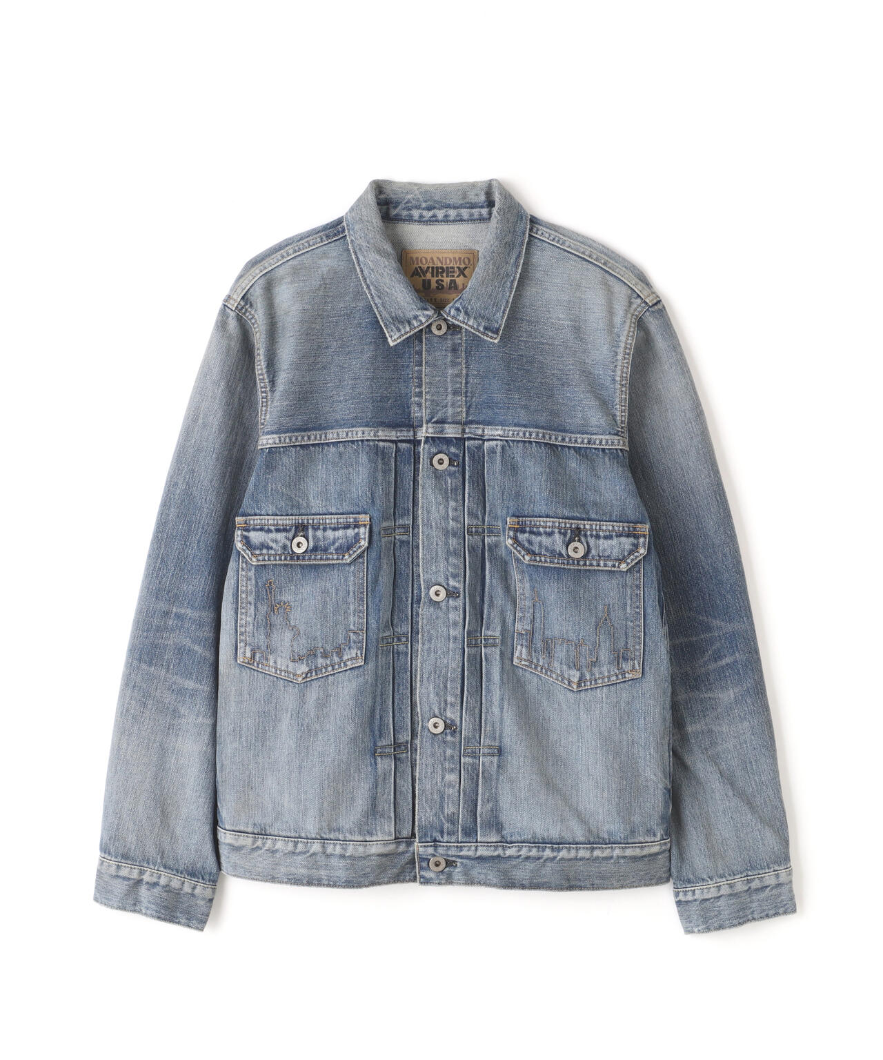 AVIREX × MOANDMOCLOTHING/ICON DENIM JACKET | AVIREX