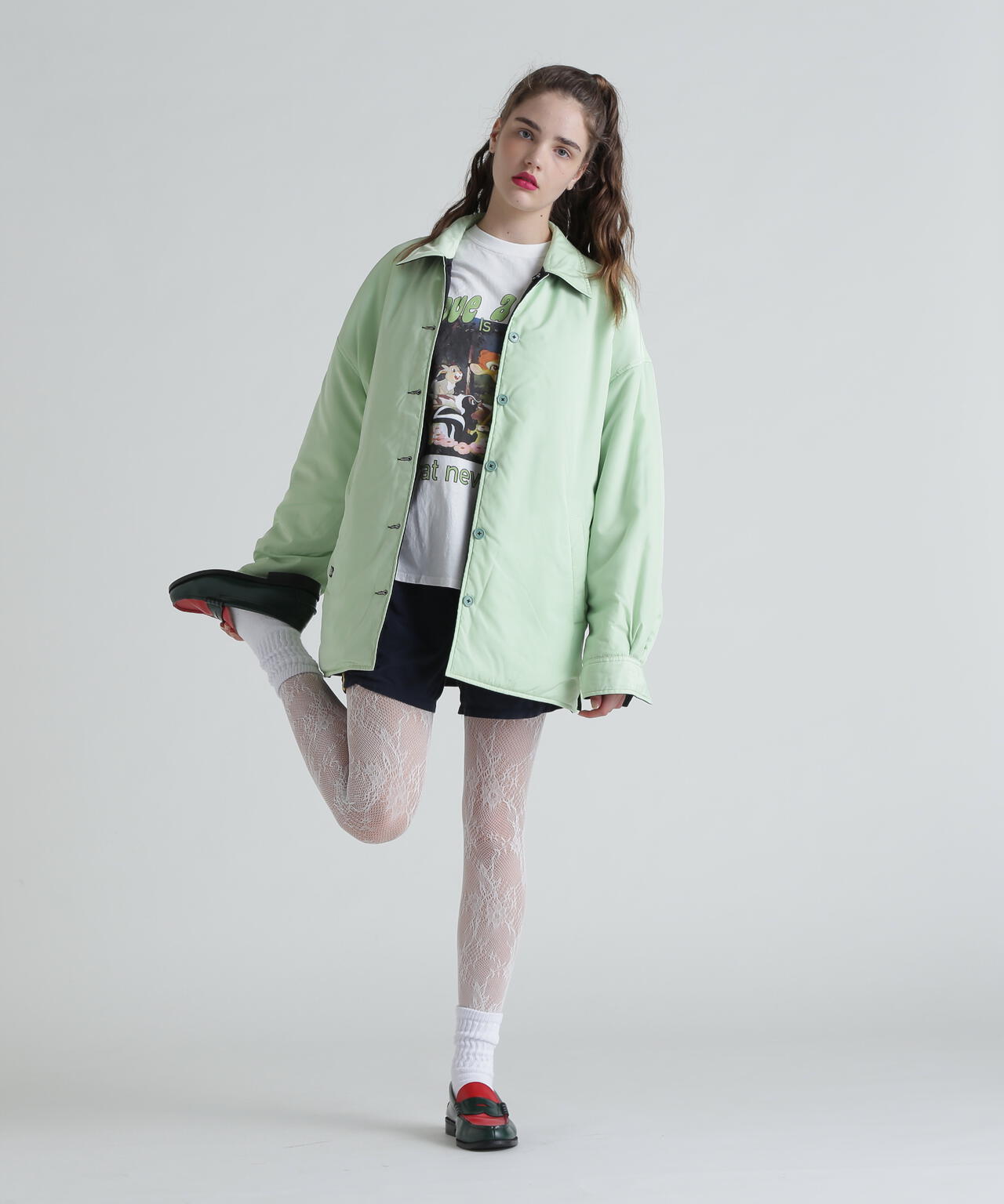 Aリトルサニーバイト AVIREX×Little sunny bite 》REVERSIBLE SHIRT/《アヴィレックス