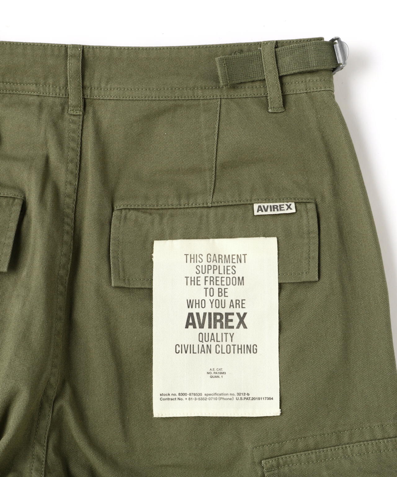 AVIREX カーゴパンツ XL オリーブ 中古・古着通販】AVIREX (アヴィレックス) カーゴパンツ