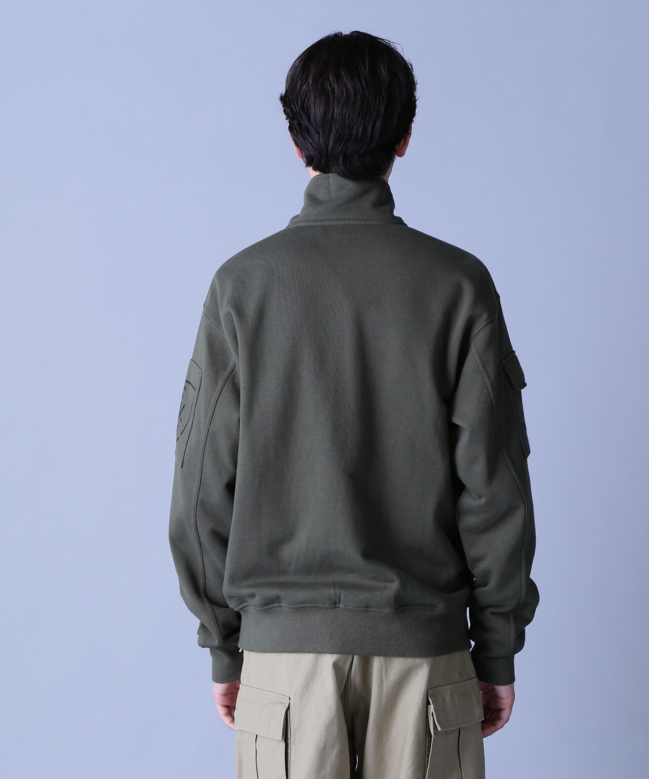FATIGUE STAND ZIPUP SWEAT / ファティーグ ジップアップ
