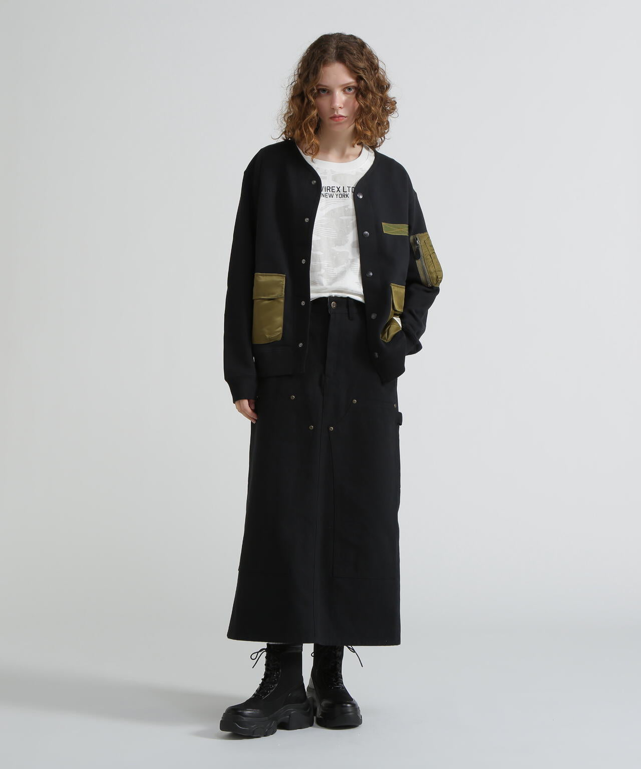 《WEB&DEPOT限定》TACTICAL CARDIGAN / タクティカル カーディガン / AVIREX / アヴィレックス