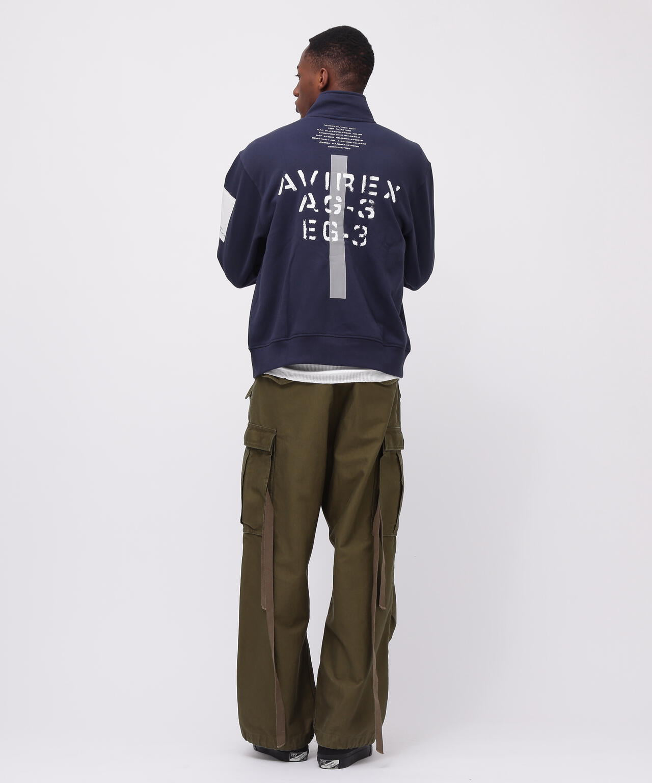 《WEB&DEPOT限定》REMODEL DESIGN STAND ZIP SWEAT/リモデル ジップ スウェット