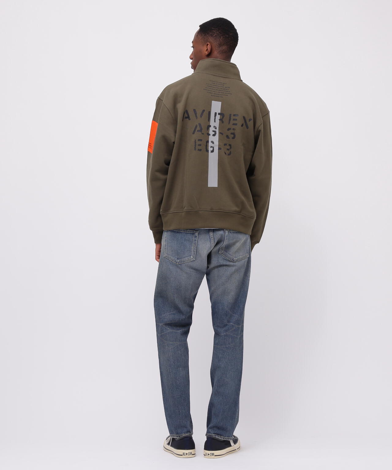 《WEB&DEPOT限定》REMODEL DESIGN STAND ZIP SWEAT/リモデル ジップ スウェット