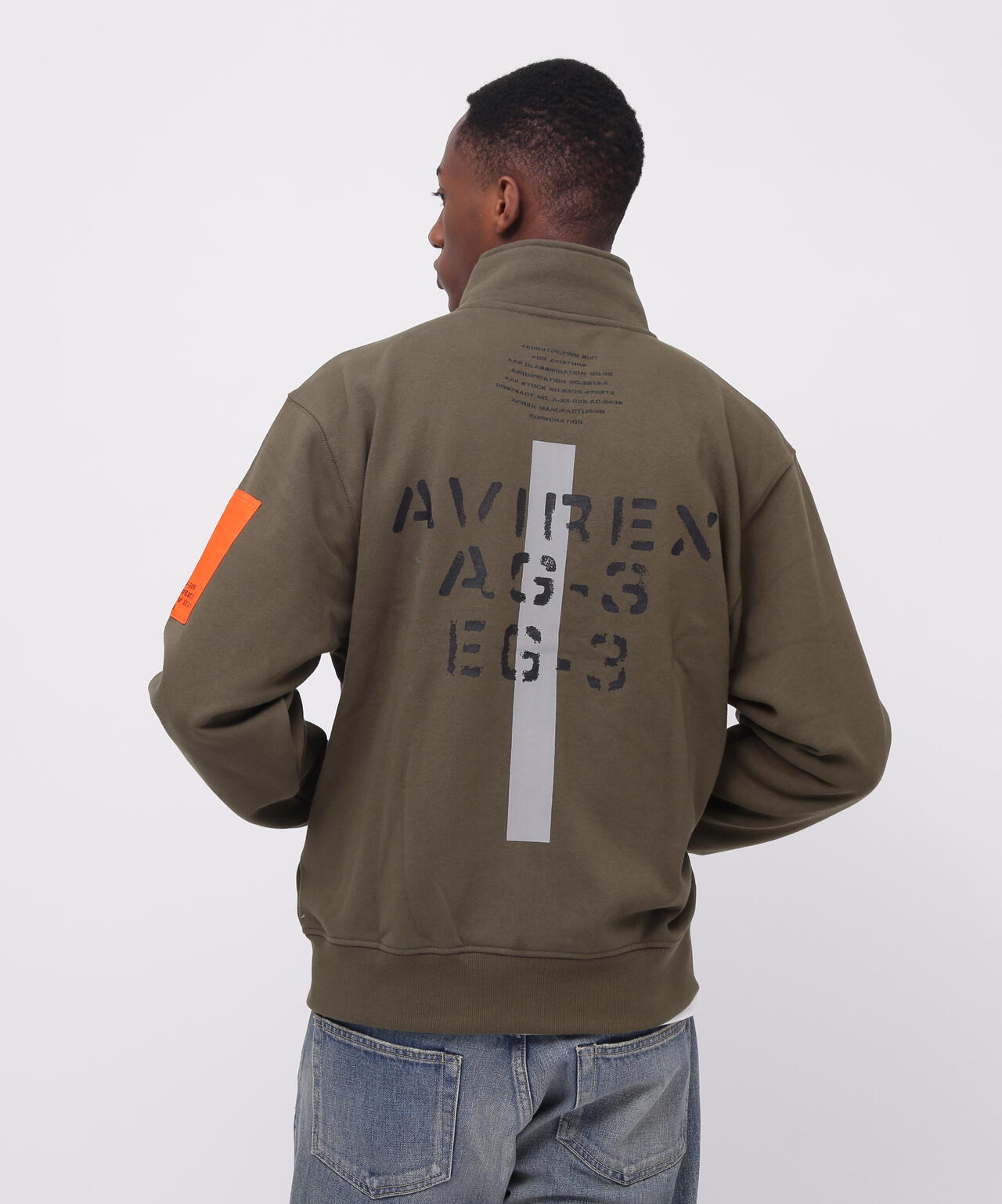 《WEB&DEPOT限定》REMODEL DESIGN STAND ZIP SWEAT/リモデル ジップ スウェット