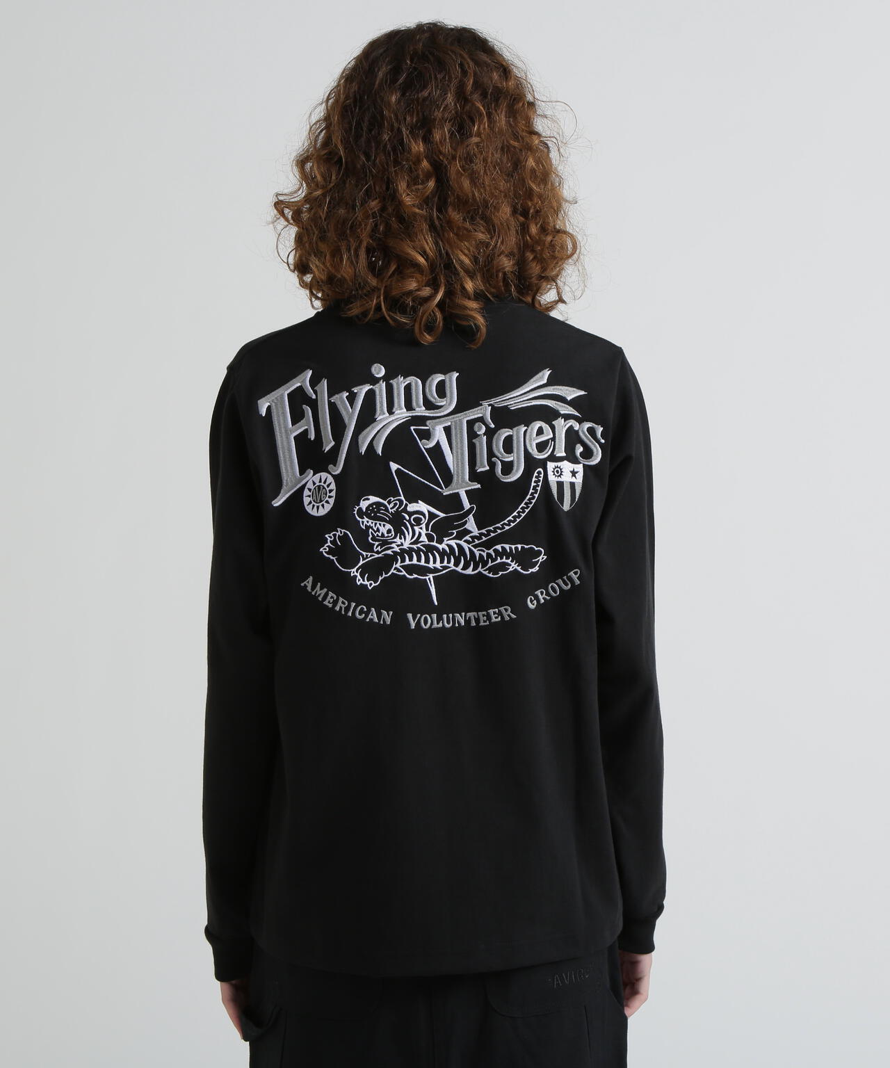 《WEB＆DEPOT限定》MILITARY MOTIF LONG SLEEVE T-SHIRT / ミリタリーモチーフ 長袖 Tシャツ