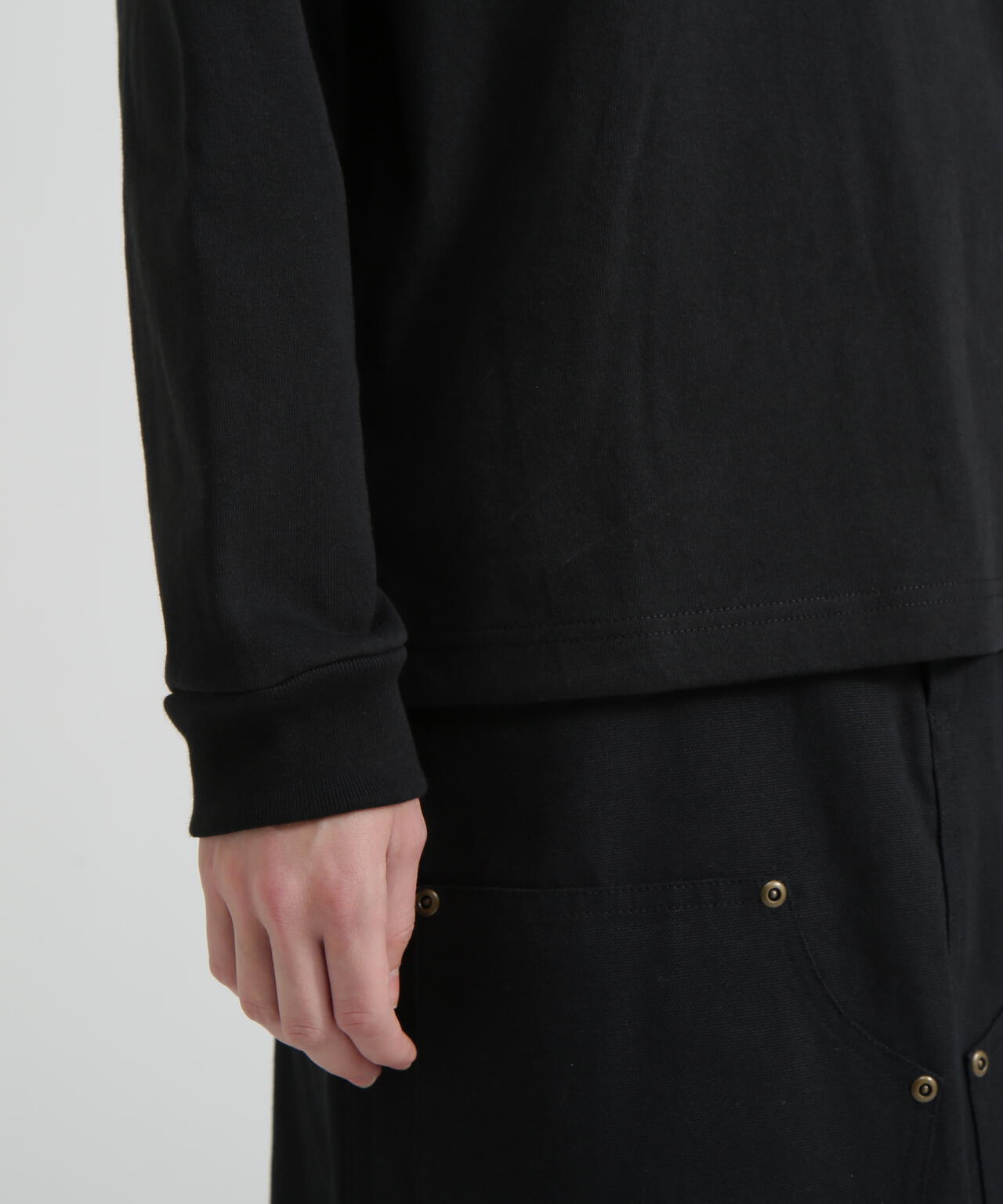 《WEB＆DEPOT限定》MILITARY MOTIF LONG SLEEVE T-SHIRT / ミリタリーモチーフ 長袖 Tシャツ