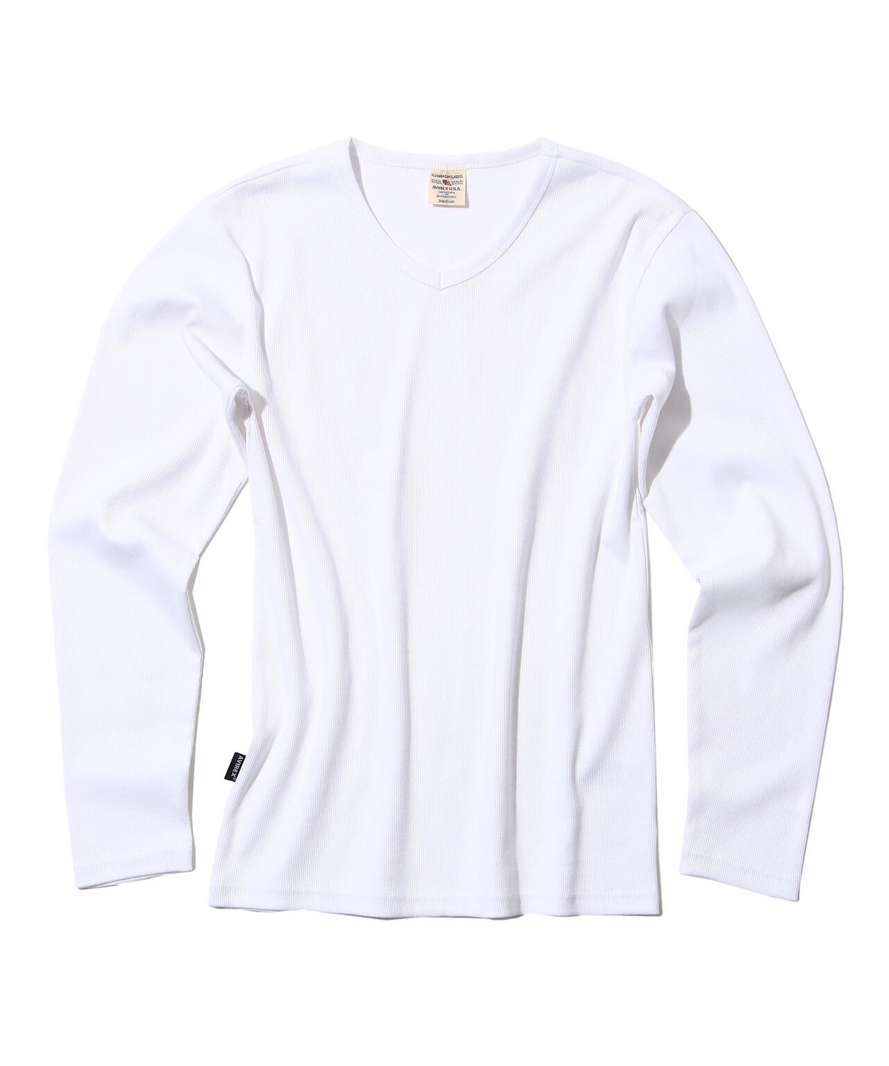 《DAILY》RIB L/S V-NECK T-SHIRT