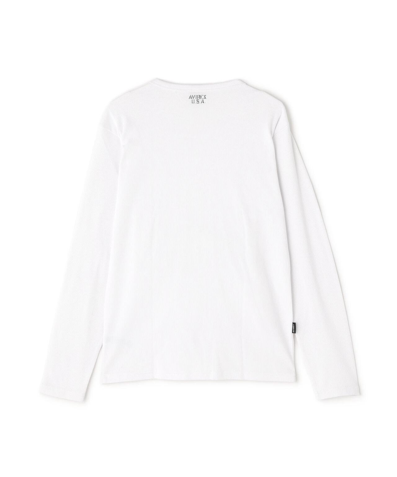 《DAILY》RIB L/S V-NECK T-SHIRT