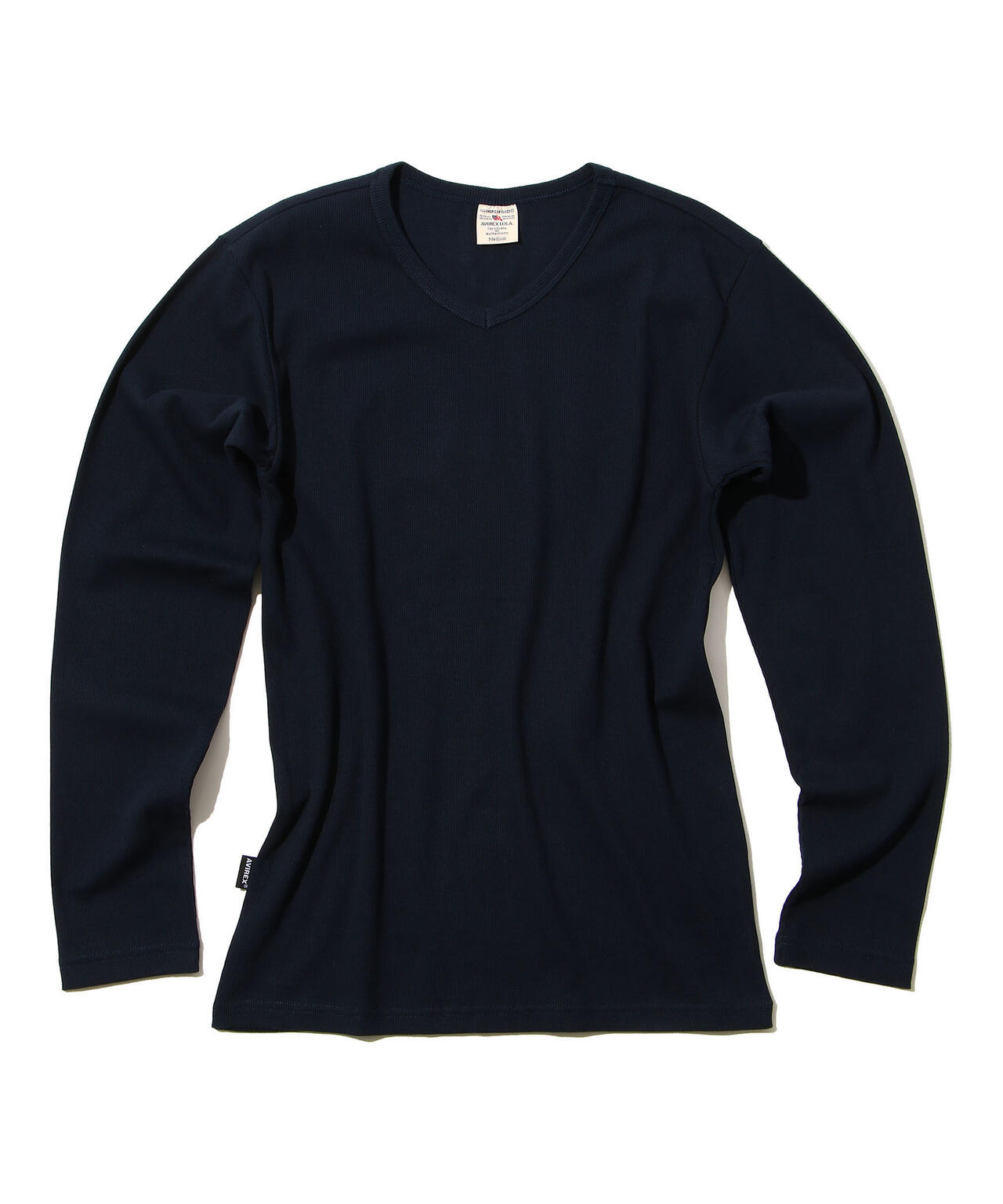 《DAILY》RIB L/S V-NECK T-SHIRT