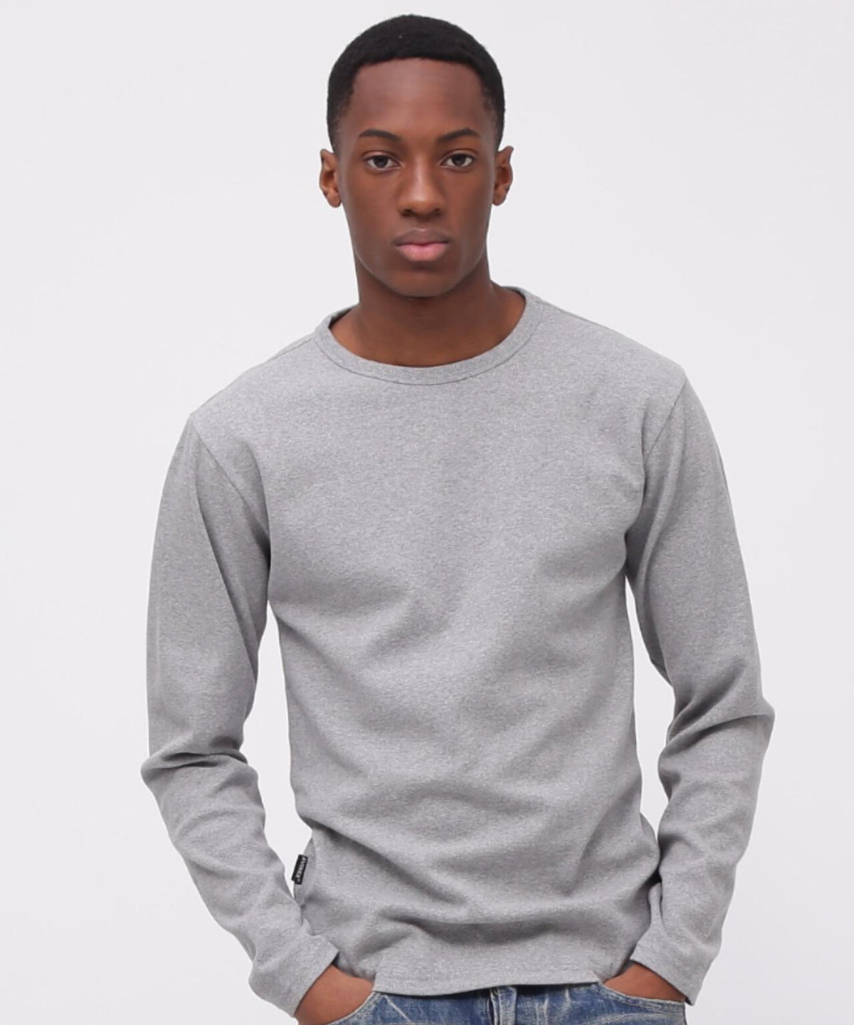 DAILY/デイリー》RIB L/S CREW NECK T-SHIRT | AVIREX（アヴィレックス 