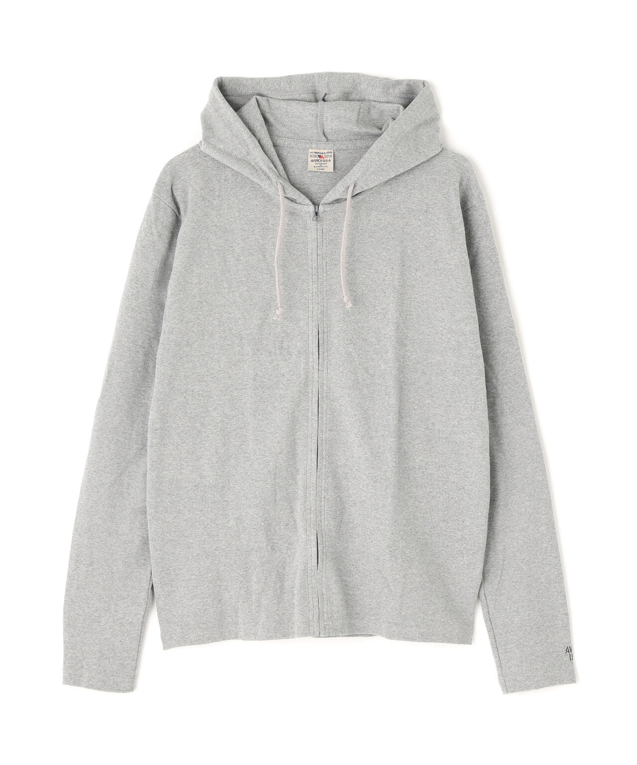 DAILY/デイリー》RIB ZIP PARKA/デイリー 長袖 リブ ジップパーカー