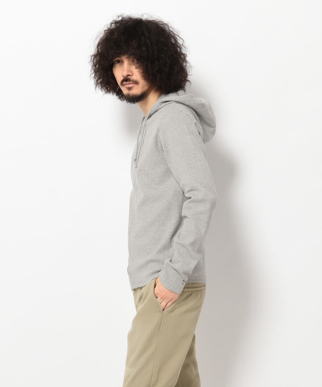 DAILY/デイリー》RIB ZIP PARKA/デイリー 長袖 リブ ジップパーカー