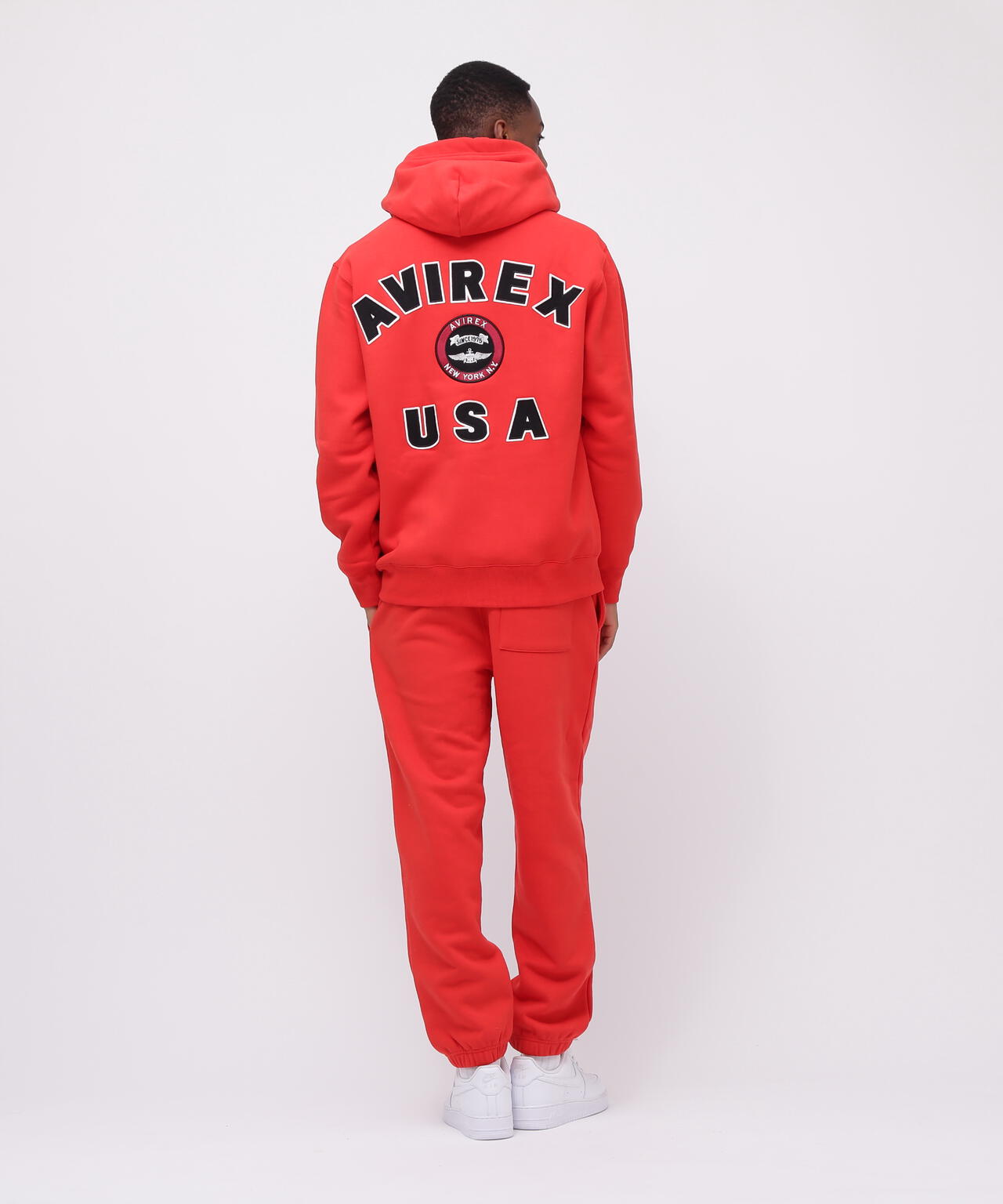 VARSITY LOGO SWEAT ZIP UP PARKA /バーシティ ロゴ スウェット ジップアップ パーカー