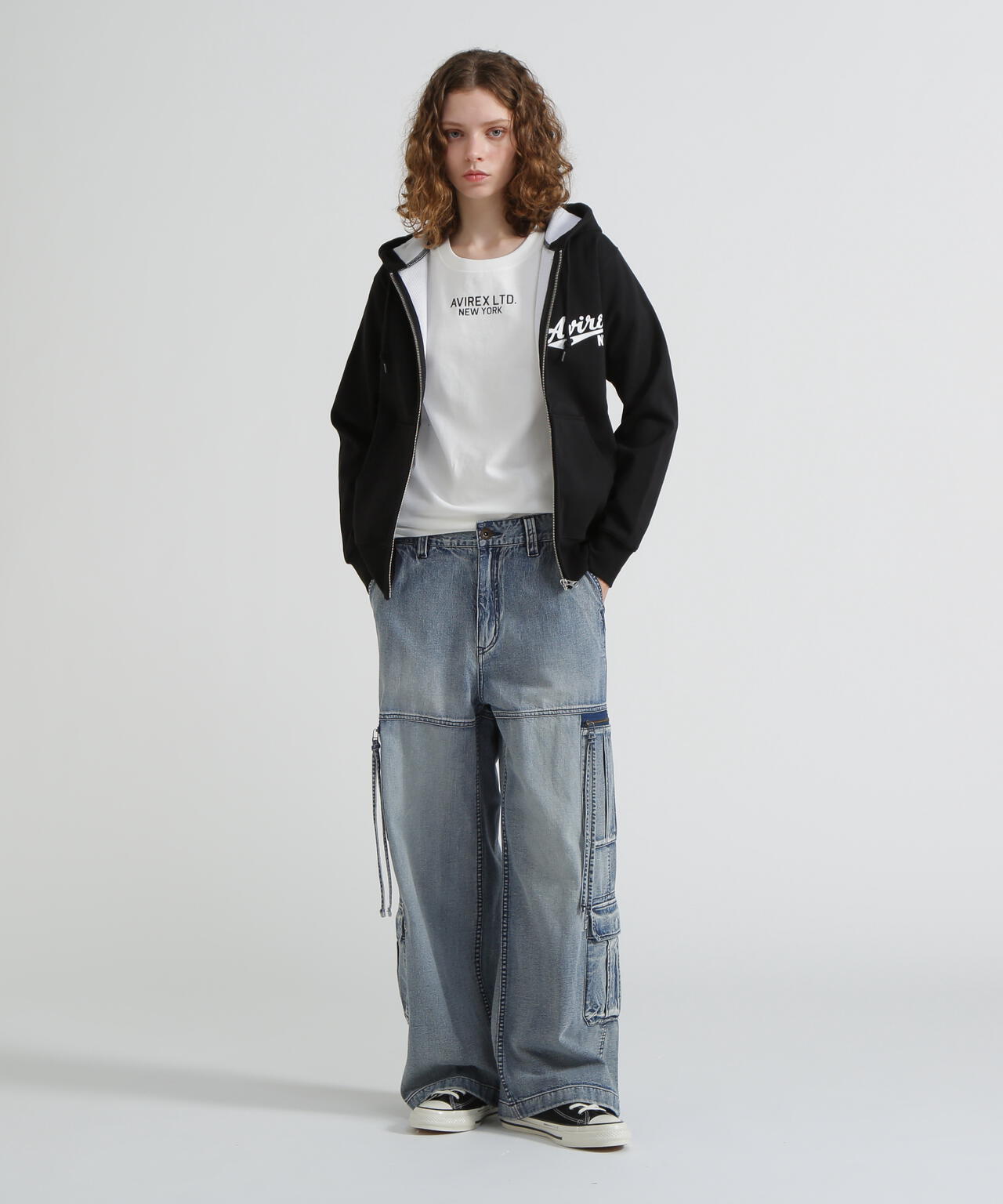 《WEB&DEPOT限定》BONDING ZIP PARKA/ボンディングジップパーカー