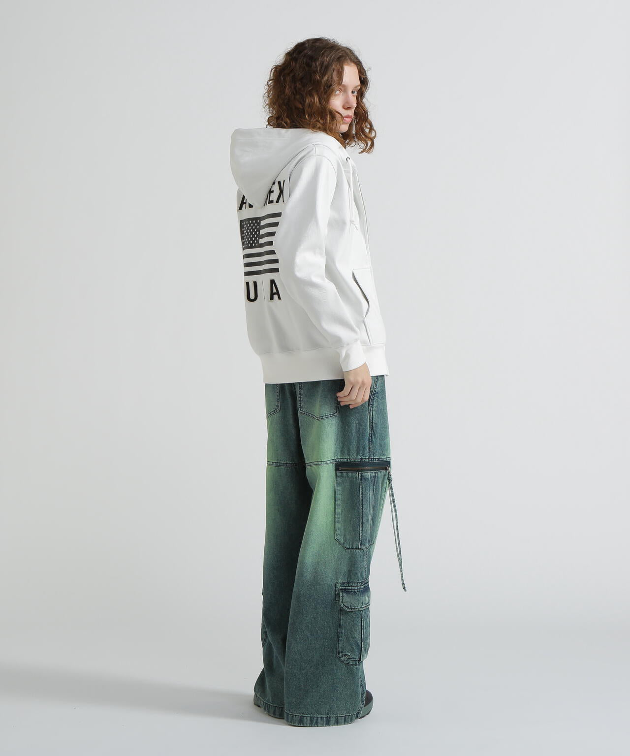 WEB&DEPOT限定》BONDING ZIP PARKA/ボンディングジップパーカー