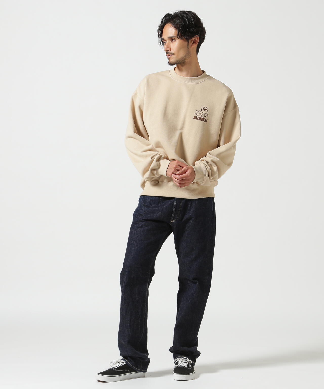 《WEB&DEPOT限定》FLIGHT MECHANIC CREW NECK SWEAT / フライト メカニック クルーネック スウェット