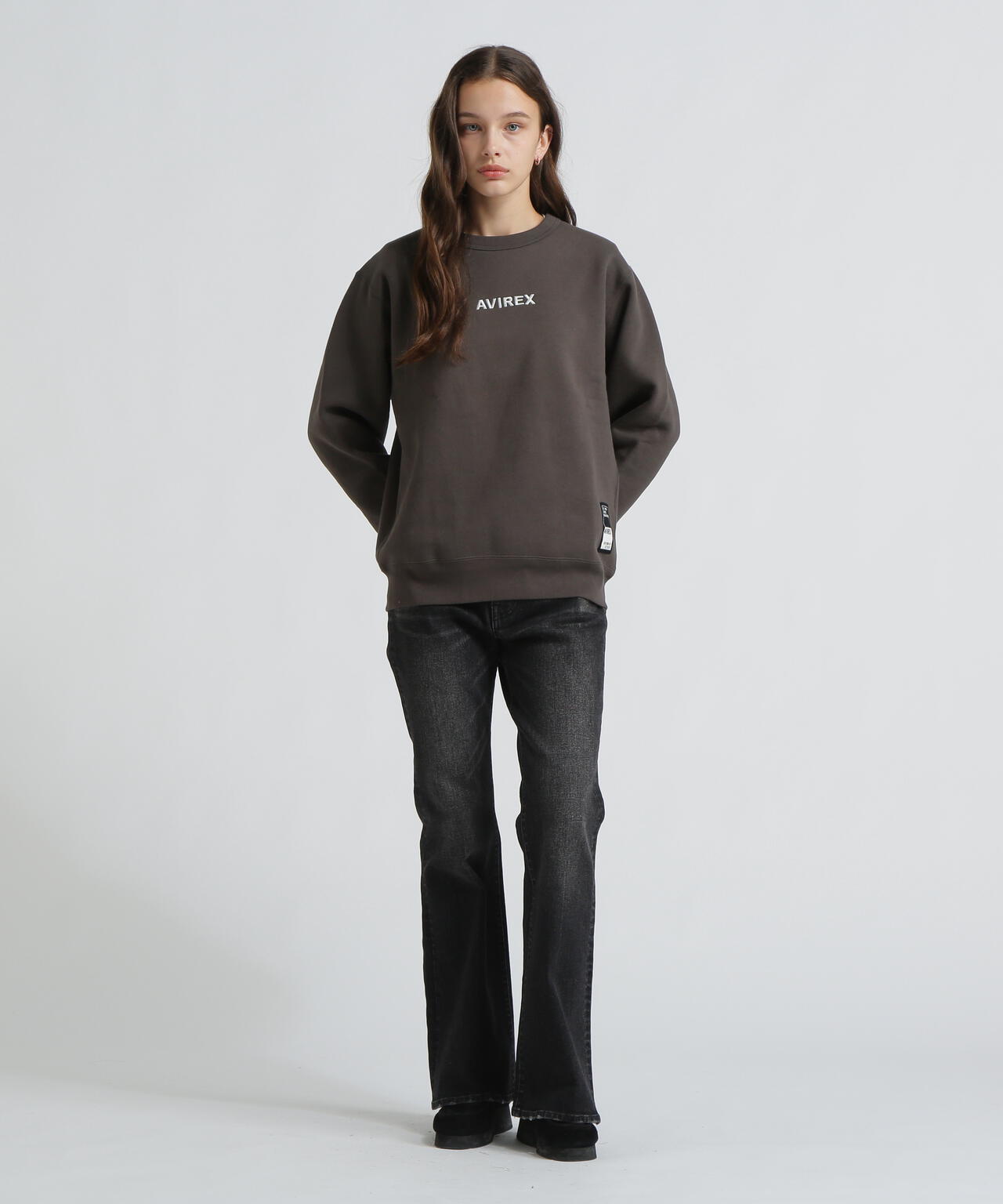 【WEB&DEPOT限定】ロゴ クルースウェット/ A STAR LOGO CREW SWEAT