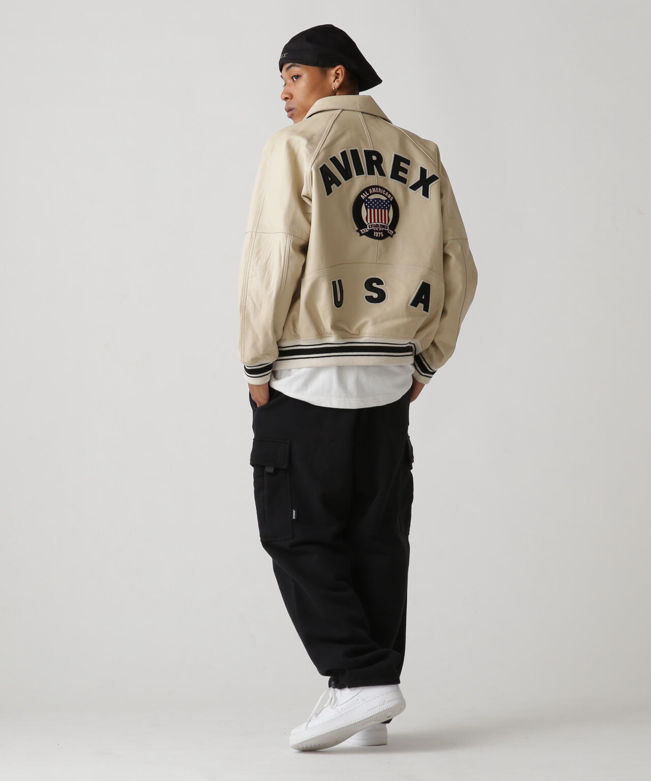 ジャケット・アウター AVIREXLIGHT SIGNATURE VARSITY JACKET LIGHT SIGNATURE VARSITY JACKET / ライト シグネチャー バーシティ