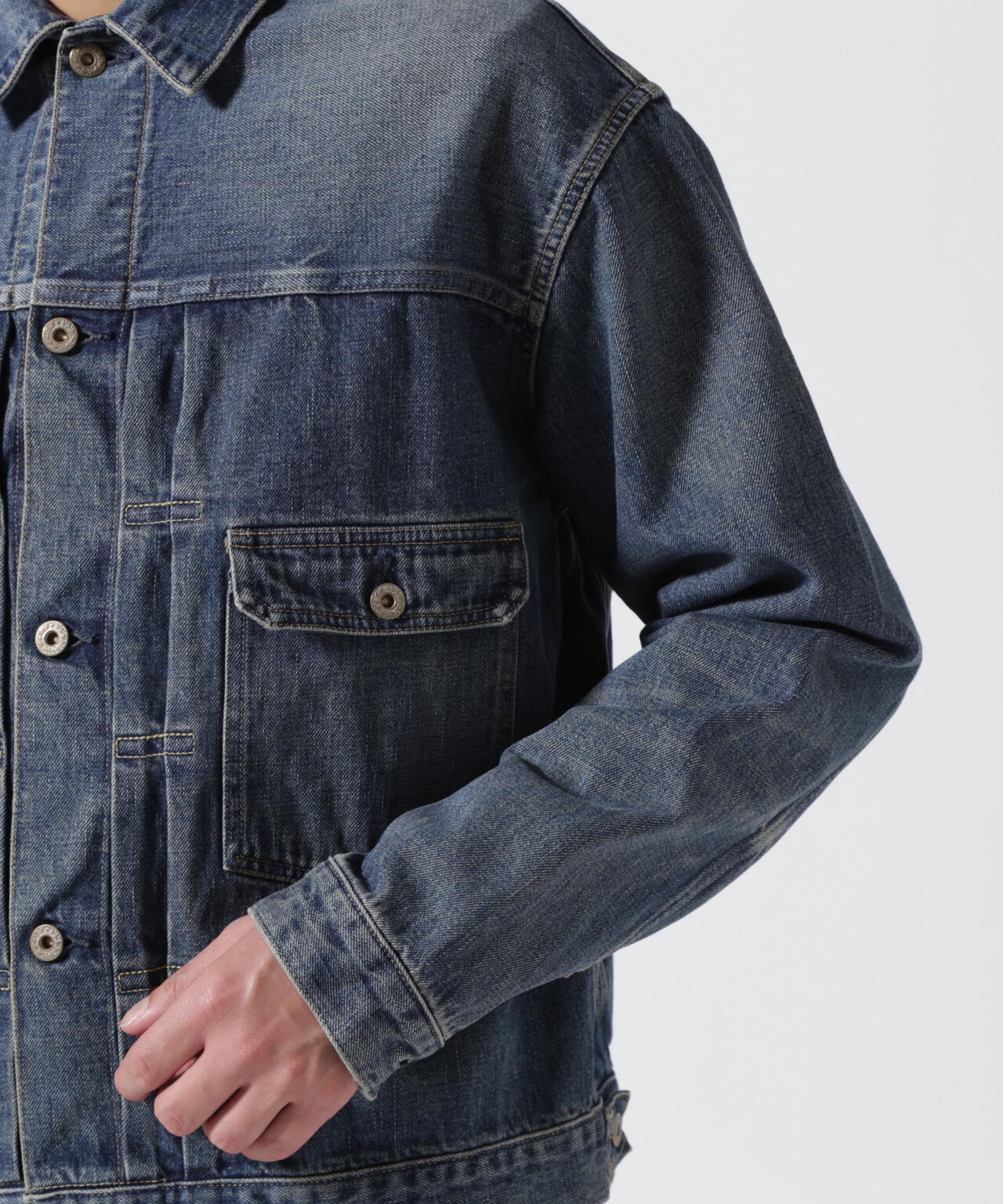TFQP》DENIM JKT USED WASH / デニムジャケット ユーズドウォッシュ