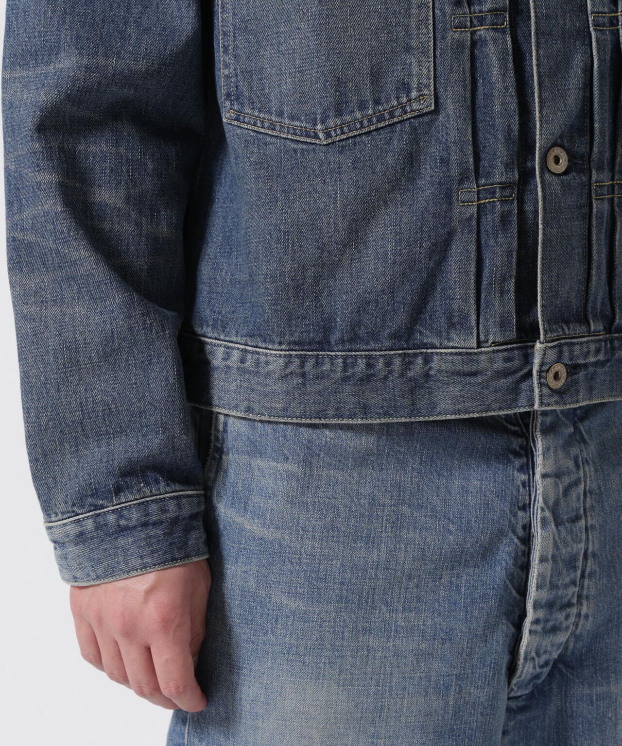 AVIREX 「TFQP」DENIM JKT USED WASH サイズ44