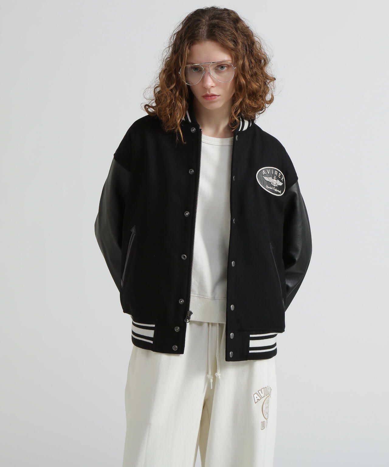 L-STADIUM JKT SIGNATURE LOGO/スタジアムジャケット シグネチャーロゴ