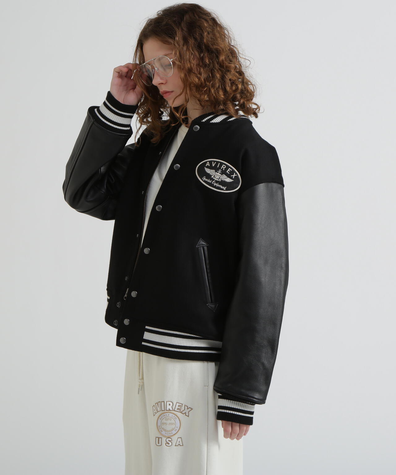 L-STADIUM JKT SIGNATURE LOGO/スタジアムジャケット シグネチャーロゴ