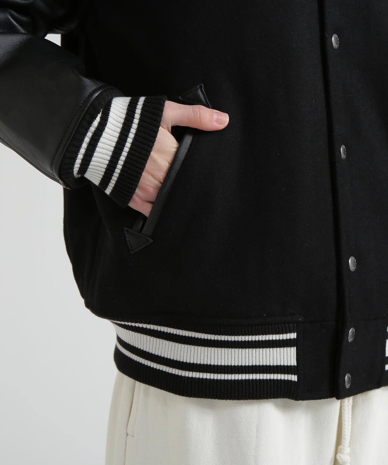 L-STADIUM JKT SIGNATURE LOGO/スタジアムジャケット シグネチャーロゴ