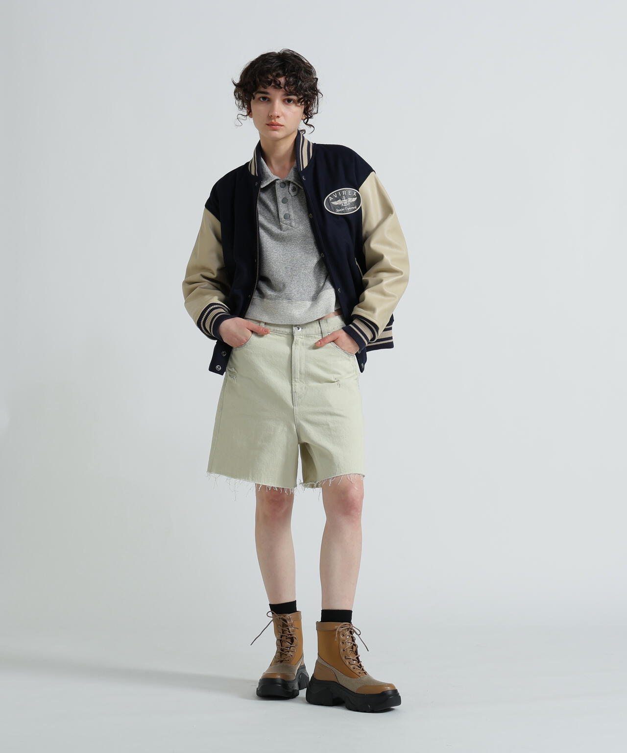 L-STADIUM JKT SIGNATURE LOGO/スタジアムジャケット シグネチャーロゴ