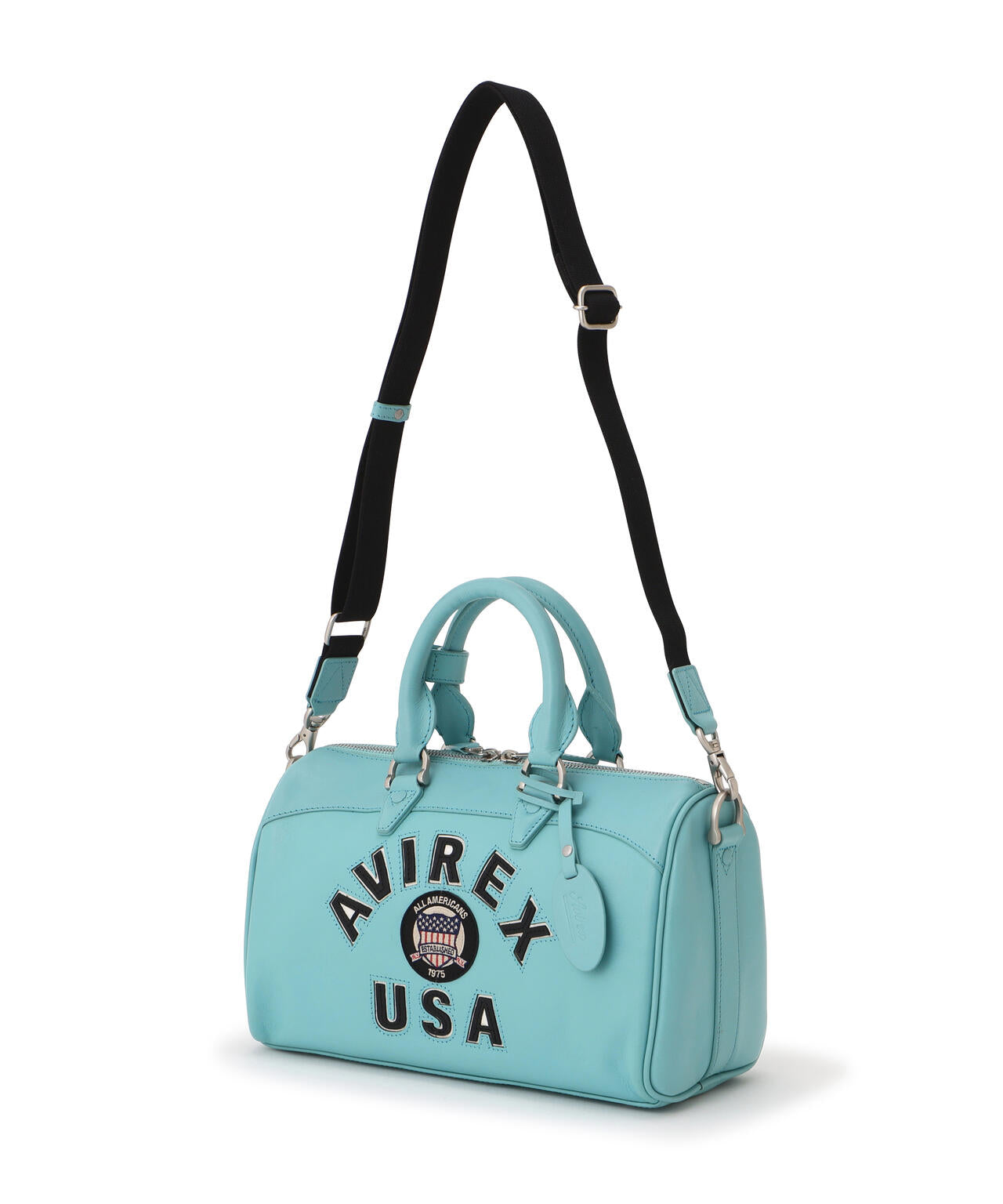 《直営店別注》VARSITY LEATHER MINI DUFFLE BAG / バーシティレザー ミニ ダッフル バッグ